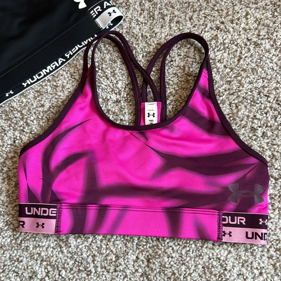 Girls Under Armour (YMD) sports bra set of 2 - Picture 6 of 10